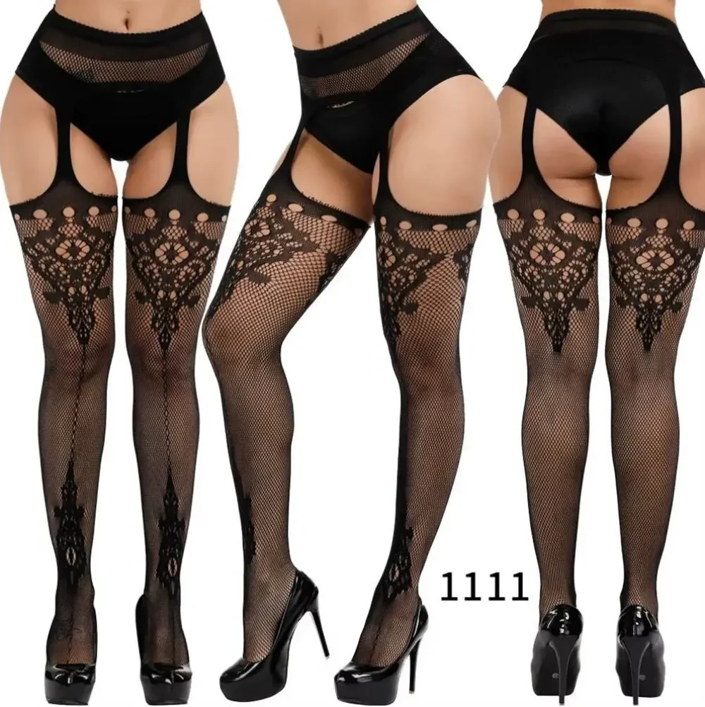 Gothic Victorian Vampire Vkei Dark Fairycore Witchy Garter Medallion Stockings